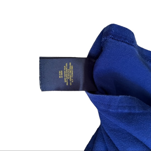 Polo Ralph Lauren baby boy shirts 12 M striped/solid blue long sleeves - Picture 9 of 10